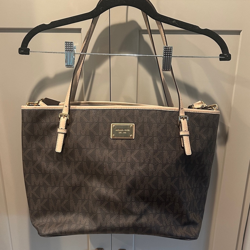 Michael Kors Dark Brown Signature Tote